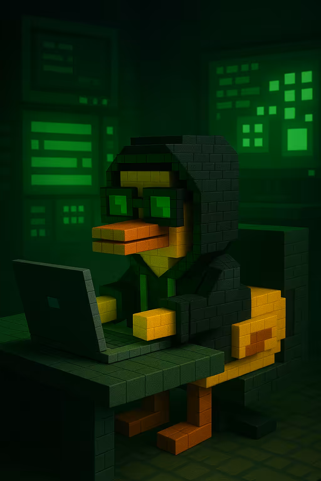 DUDE DUCK HACKER