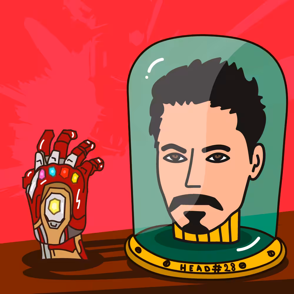 HashHead #28 Crypto iron