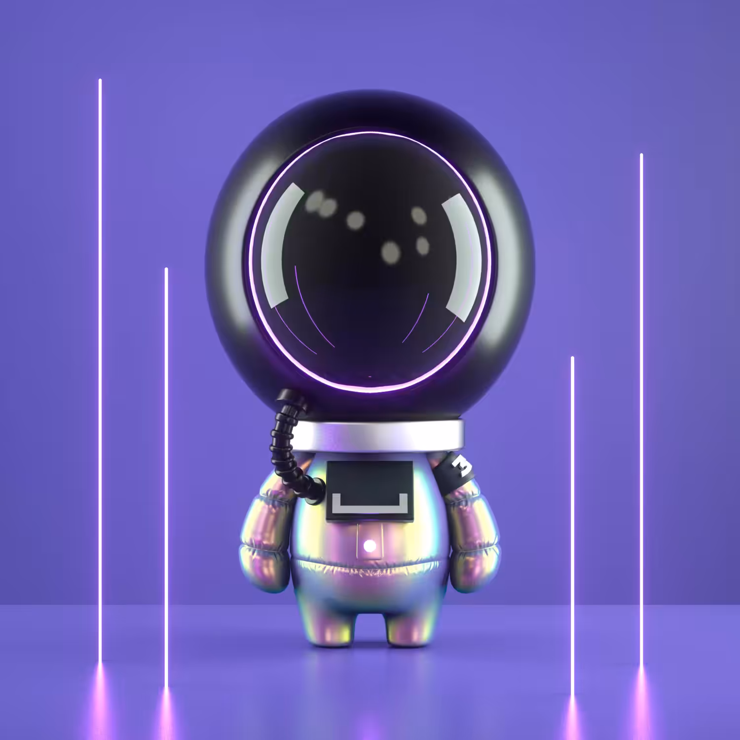 Astronaut #38 Ultraviolet