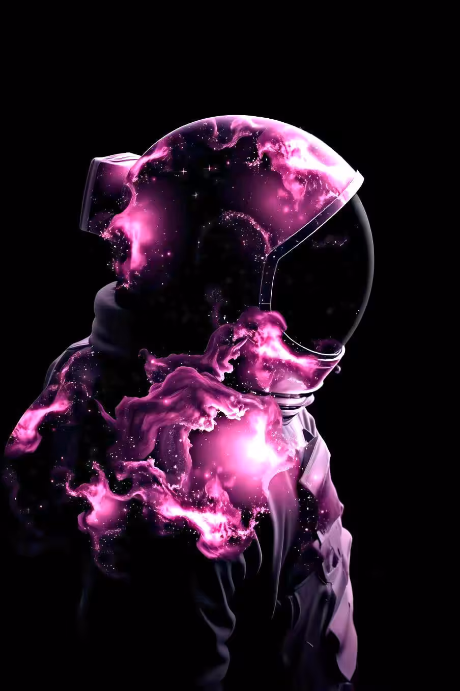 Cosmic Nebula Astronauts #0025