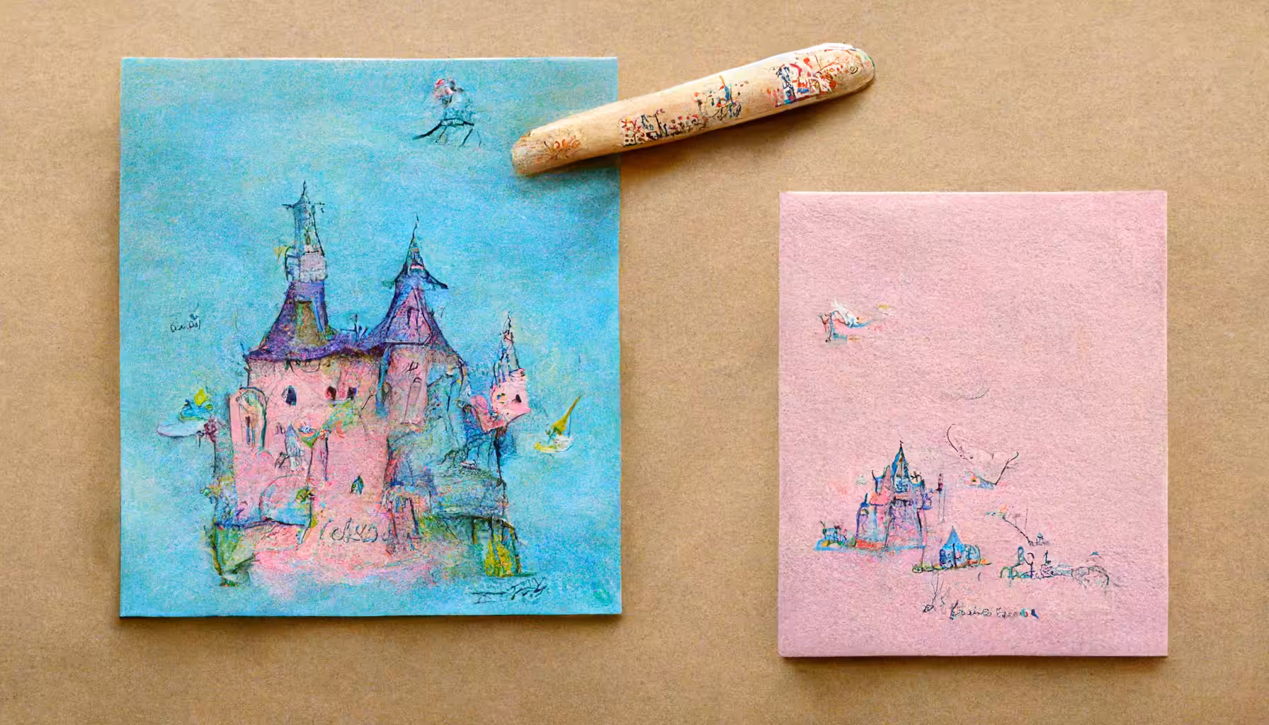 Pastel Castle: Fairy Letters: Blue n' Pink