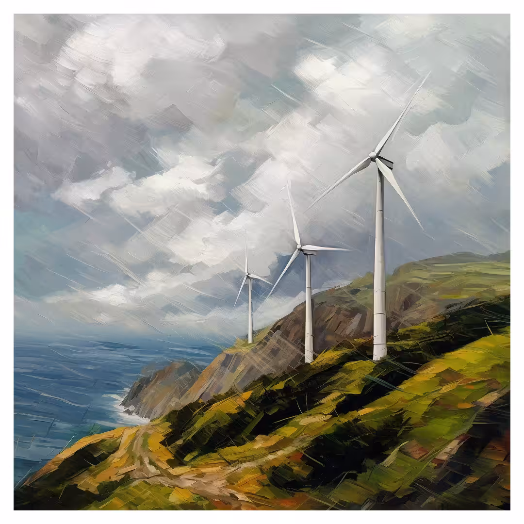 Wind is main source of UK electricity for first time