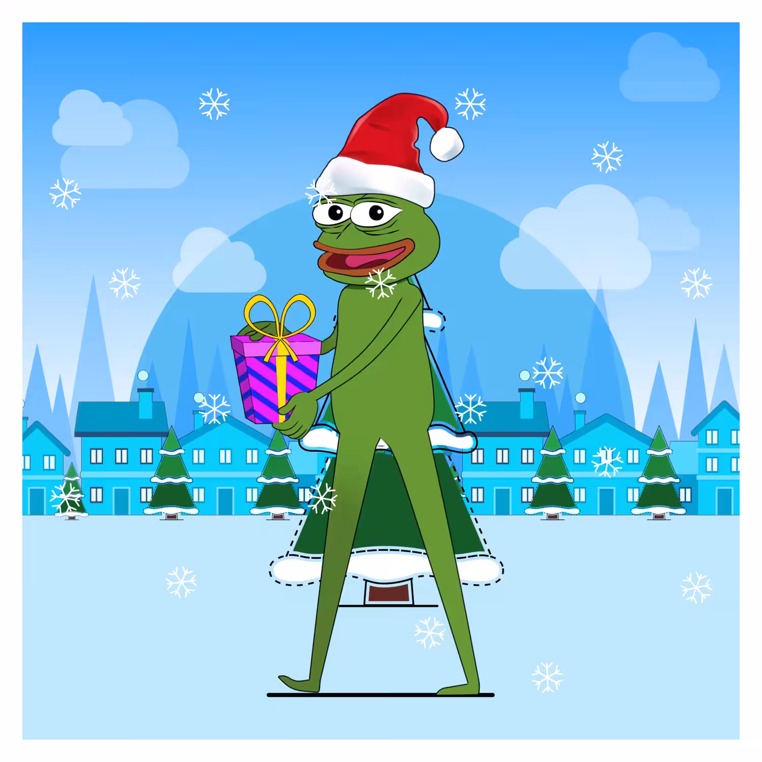 Santa Pepe 🐸🎄