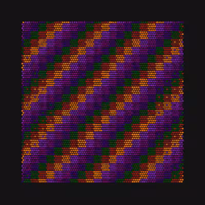 Falling Mesh Paintings #14