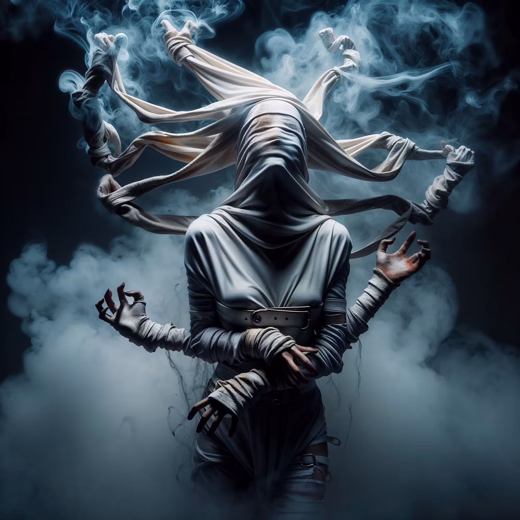 Artful Nightmares: AI-Rendered Darkness: The Silent Oracle