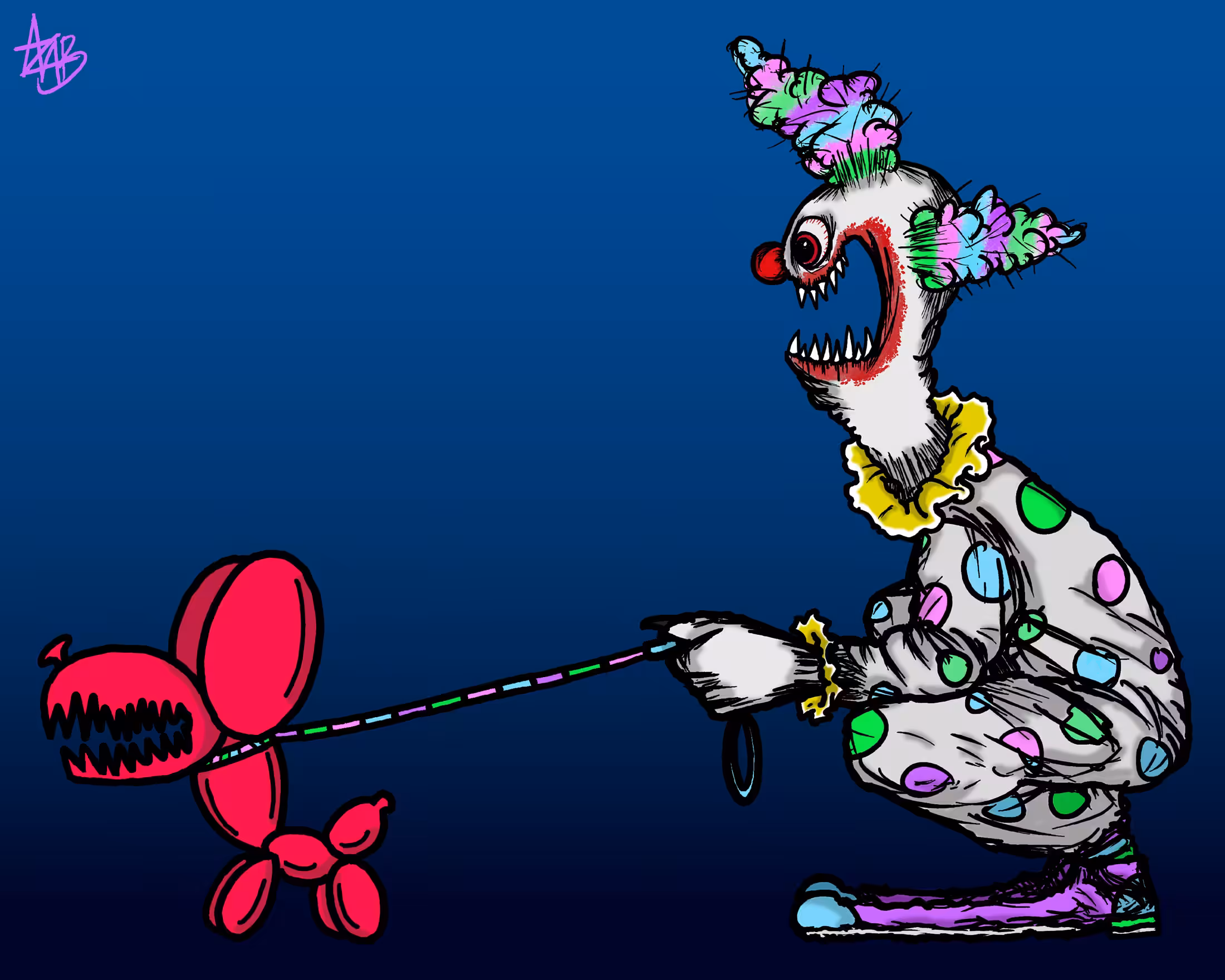 Monsterpiece Theater: A Clown and His Dog 