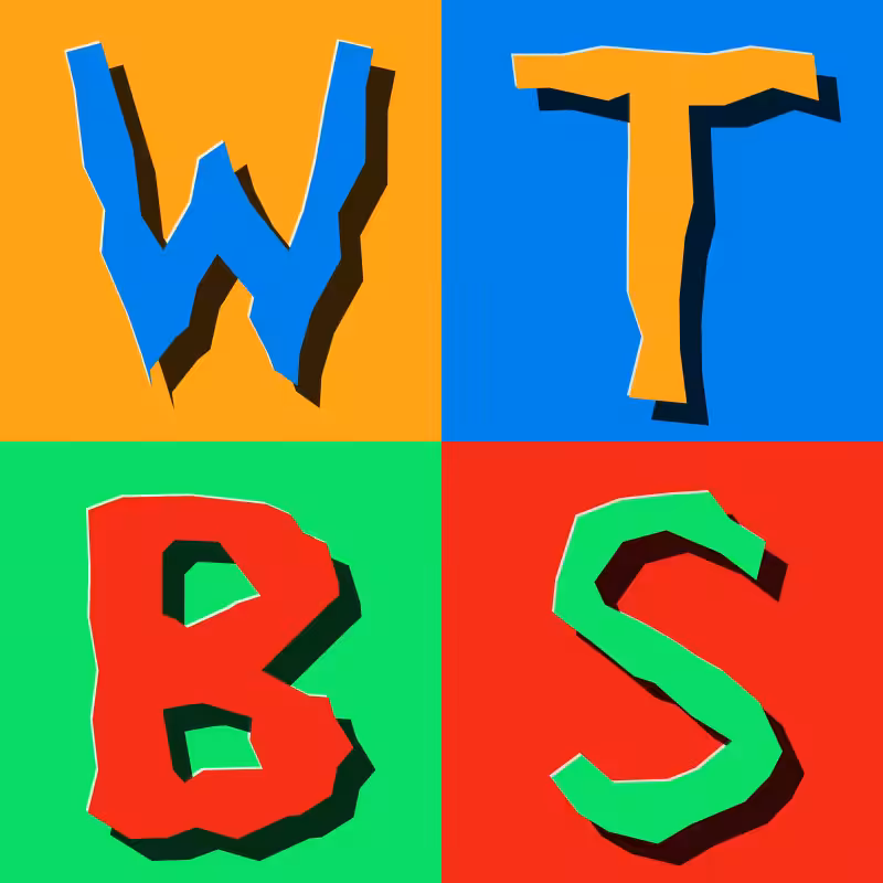 Waiting To Be Signed Logo with Wobbles #117