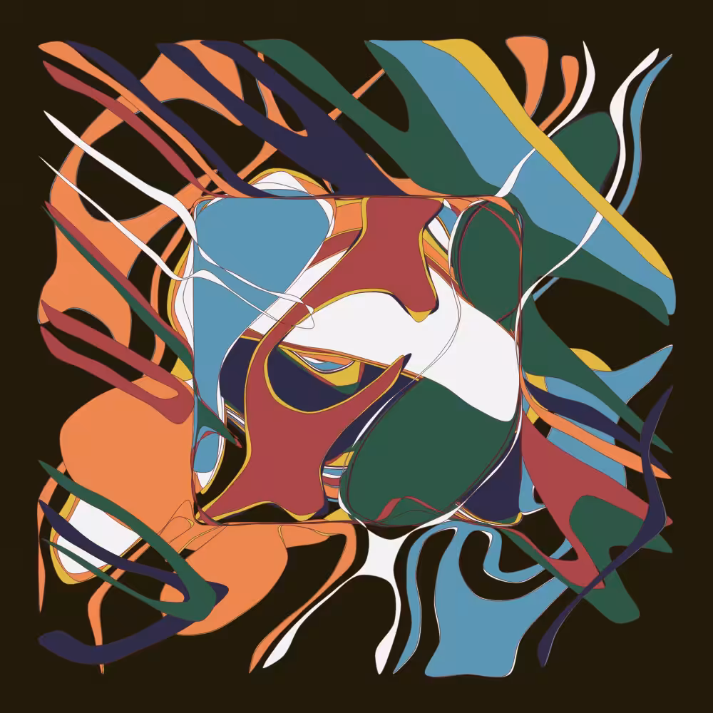 Geometric colorful shapes 3 #96