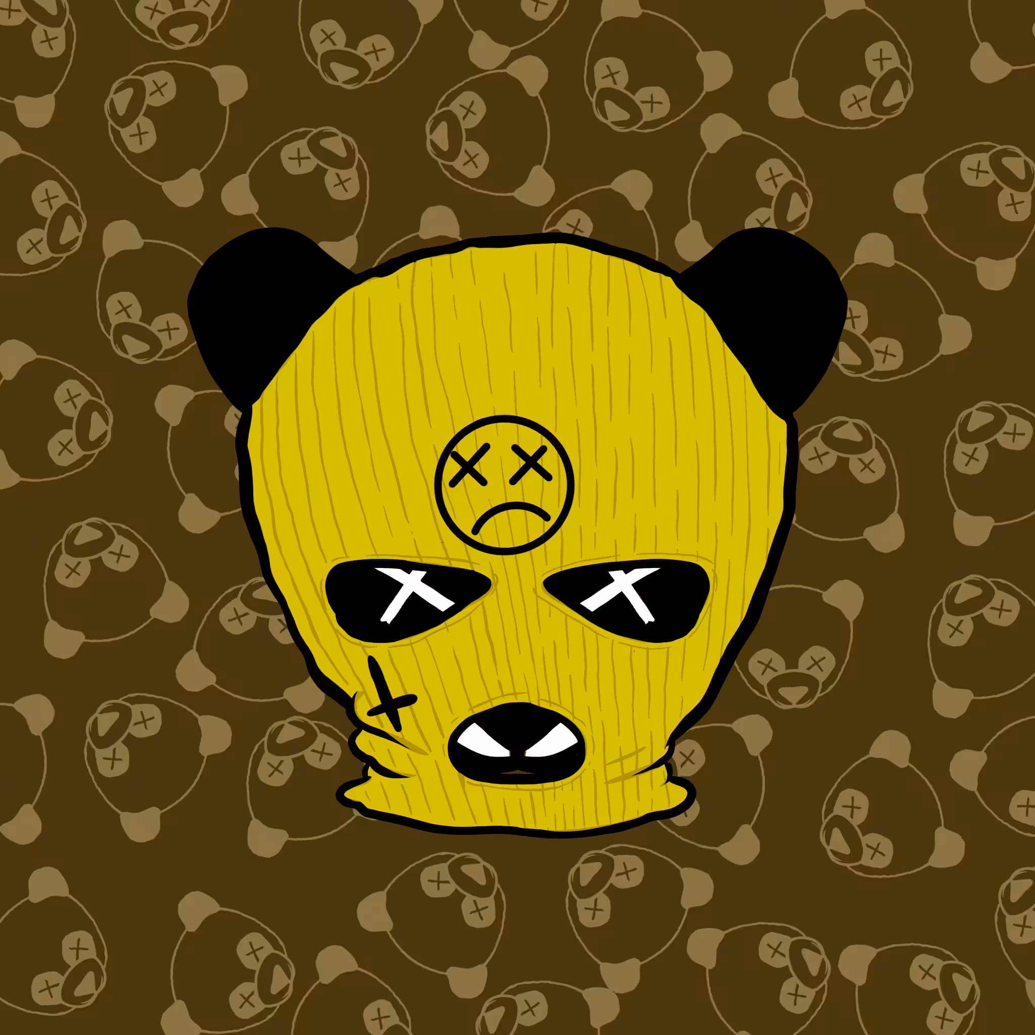 Panda Head #057
