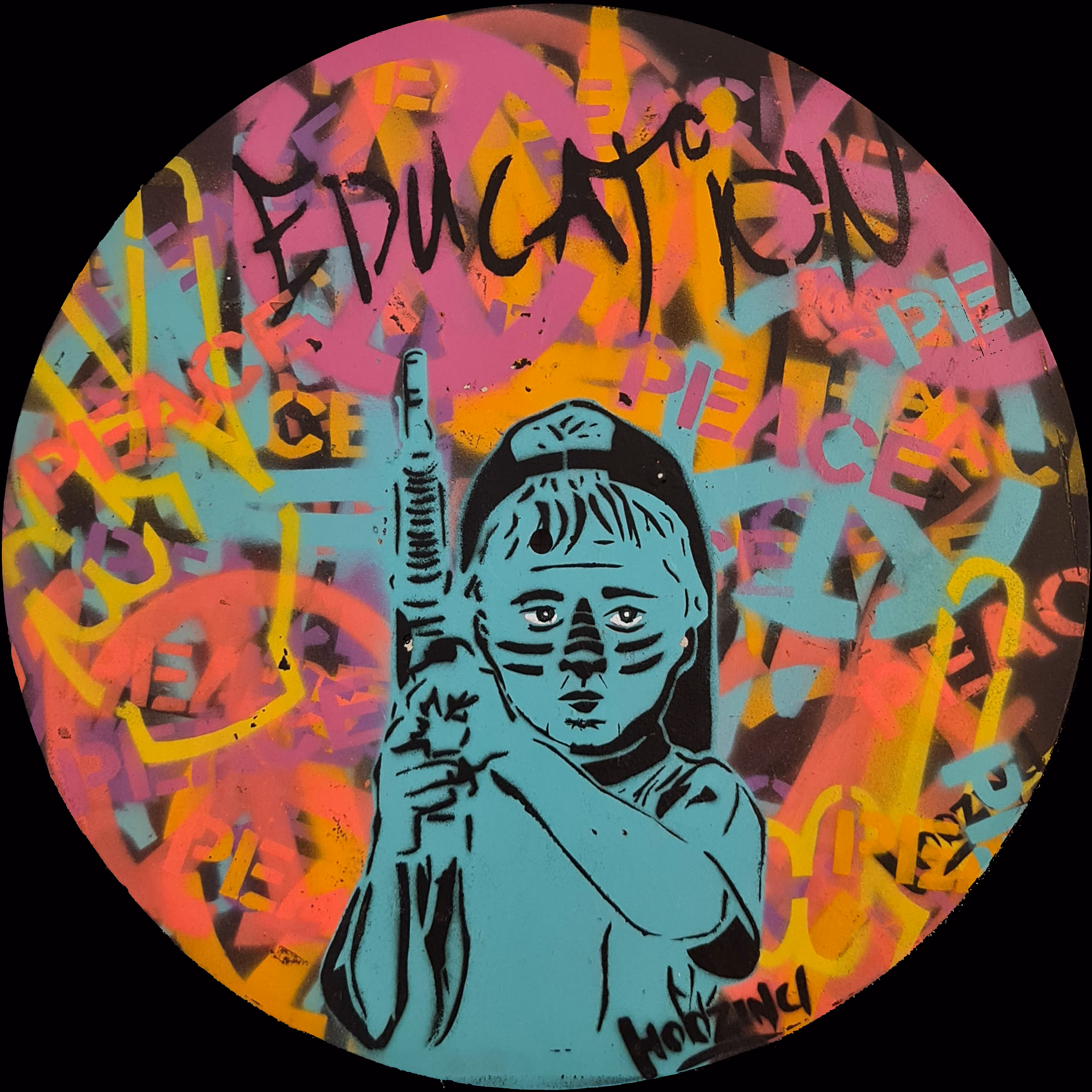 WAR CHILD (NFT + ORIGINAL HAND SPRAYED ARTWORK)