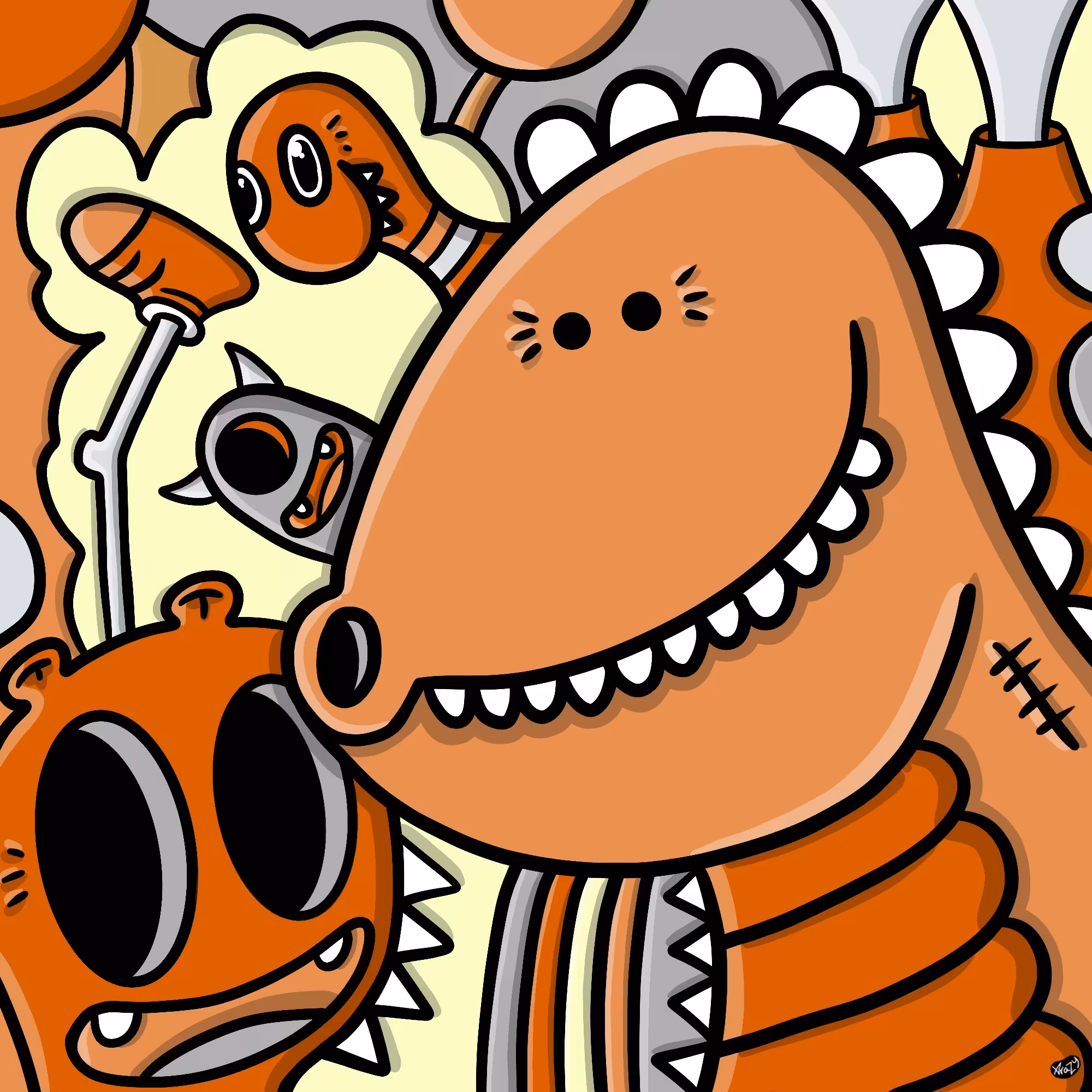 Squiggle Monster 061