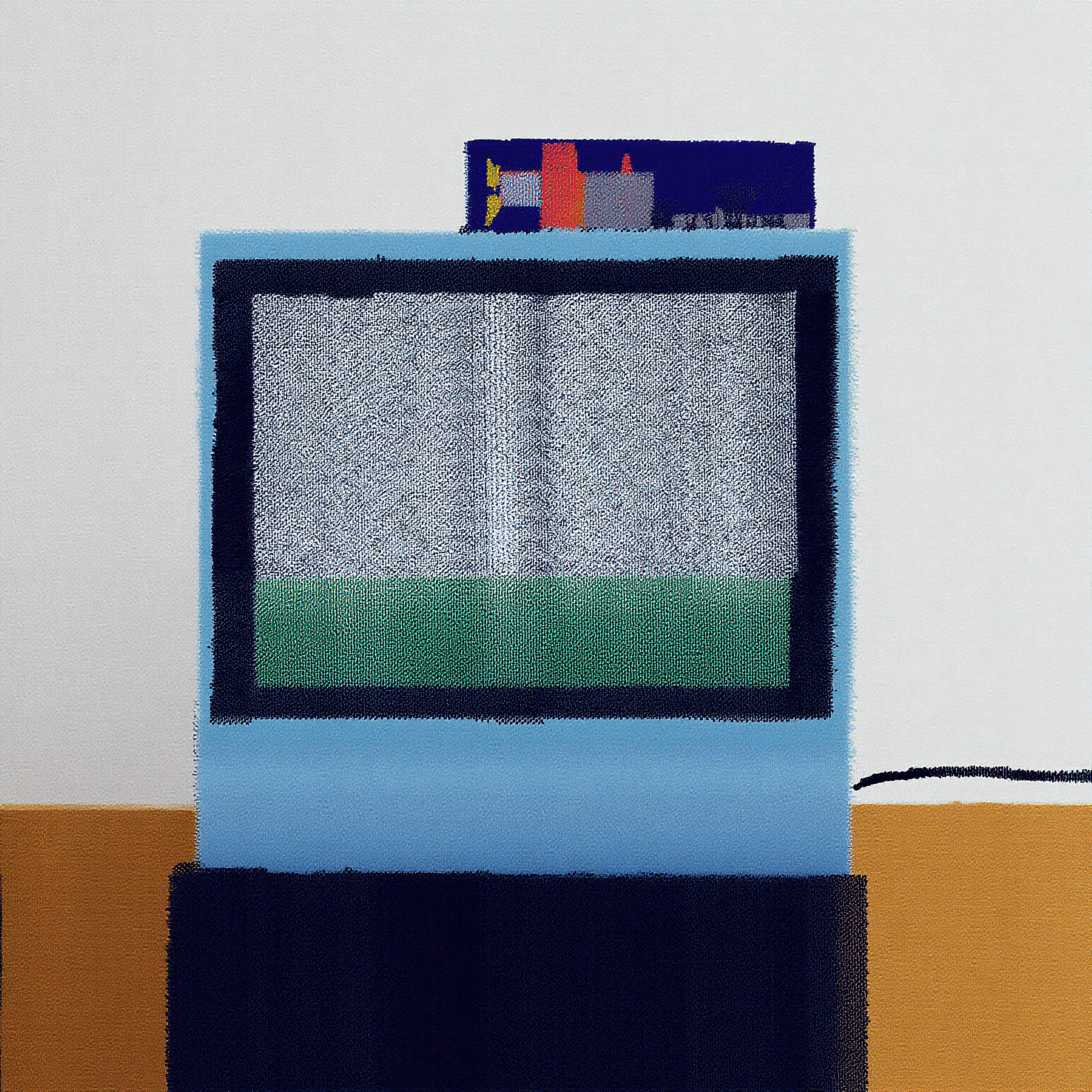 Old TV with VHS Tapes on Top