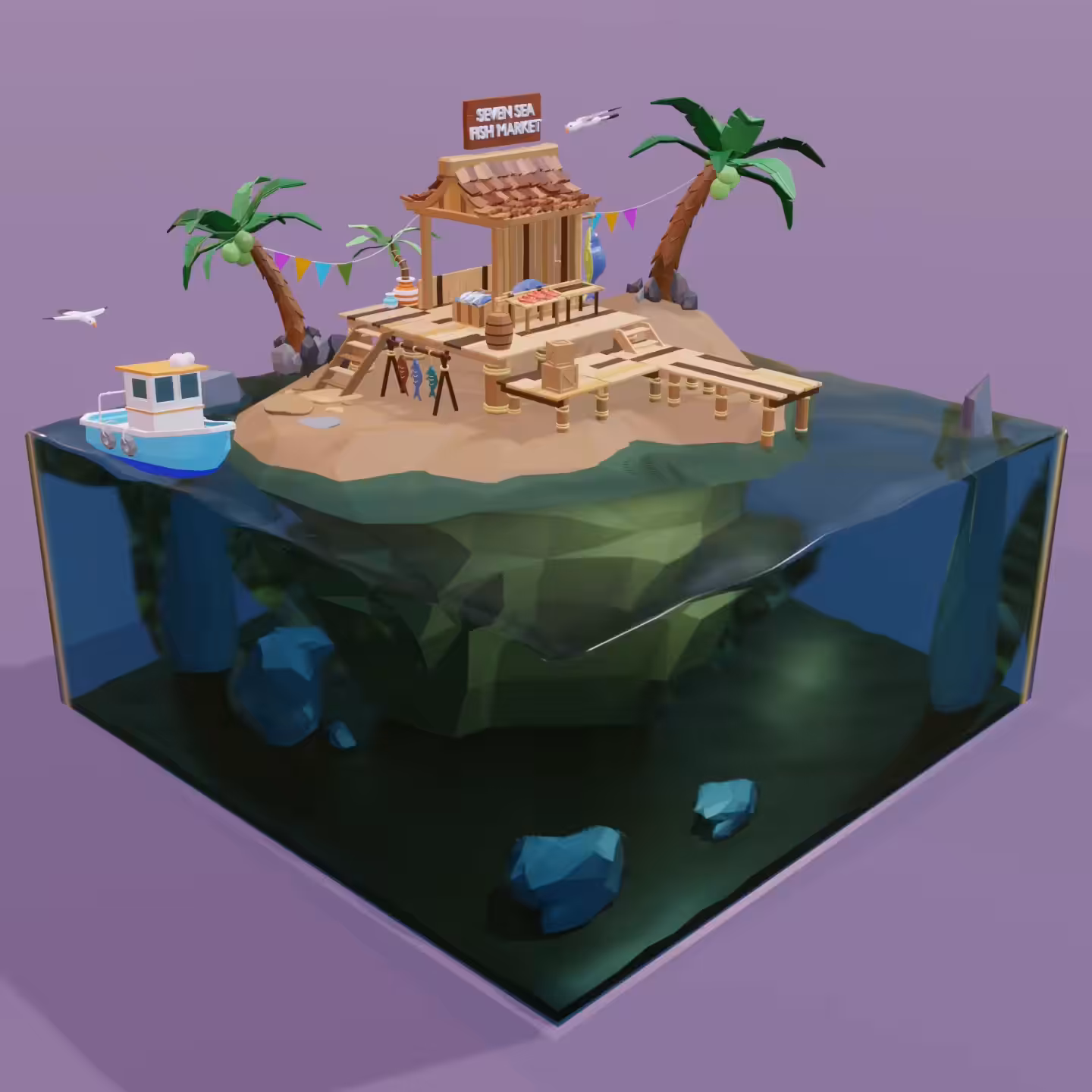 Seven Sea Fish Market