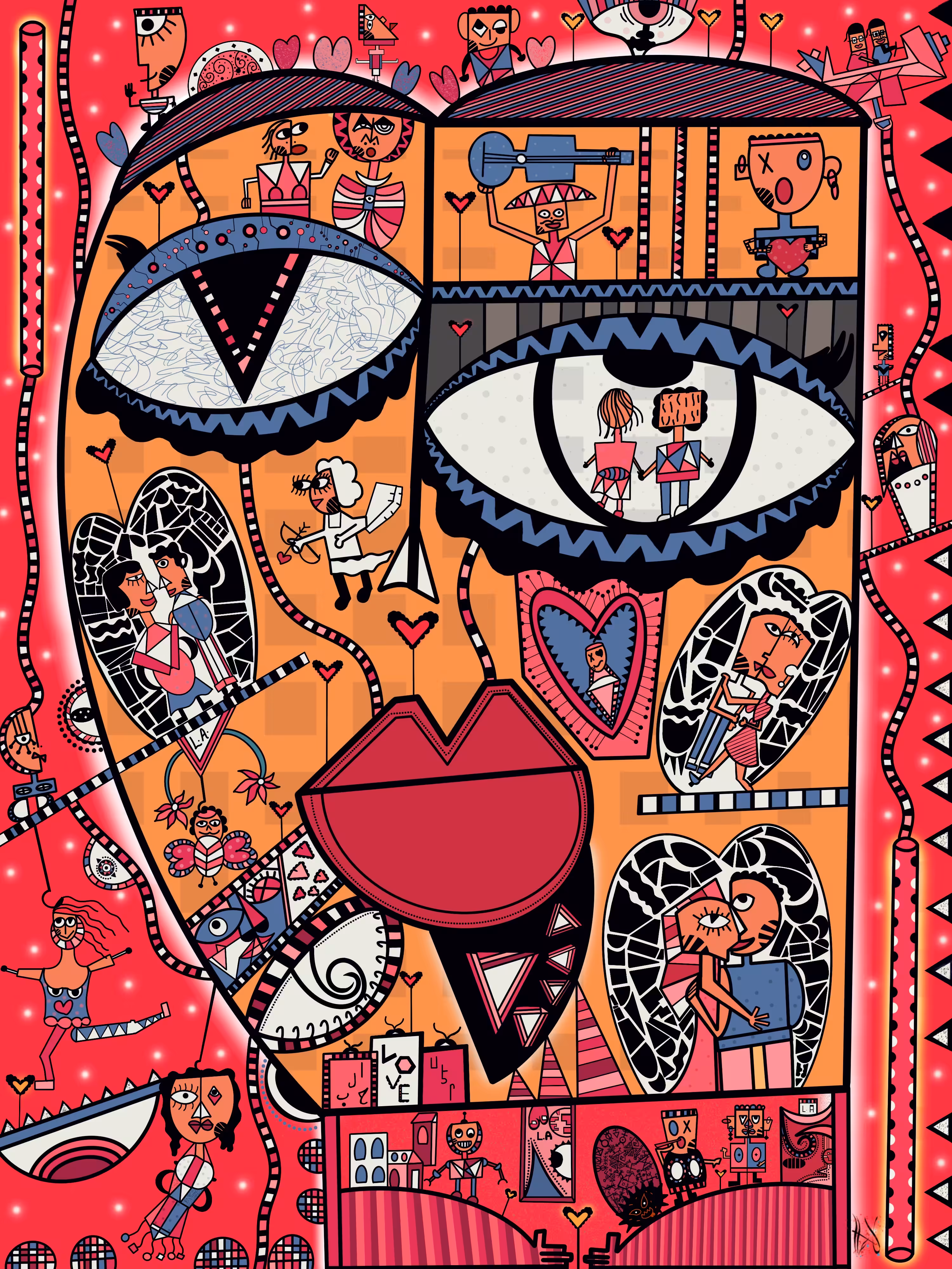 Cubism Expressia 1/1: Not Romeo ,Not Juliet