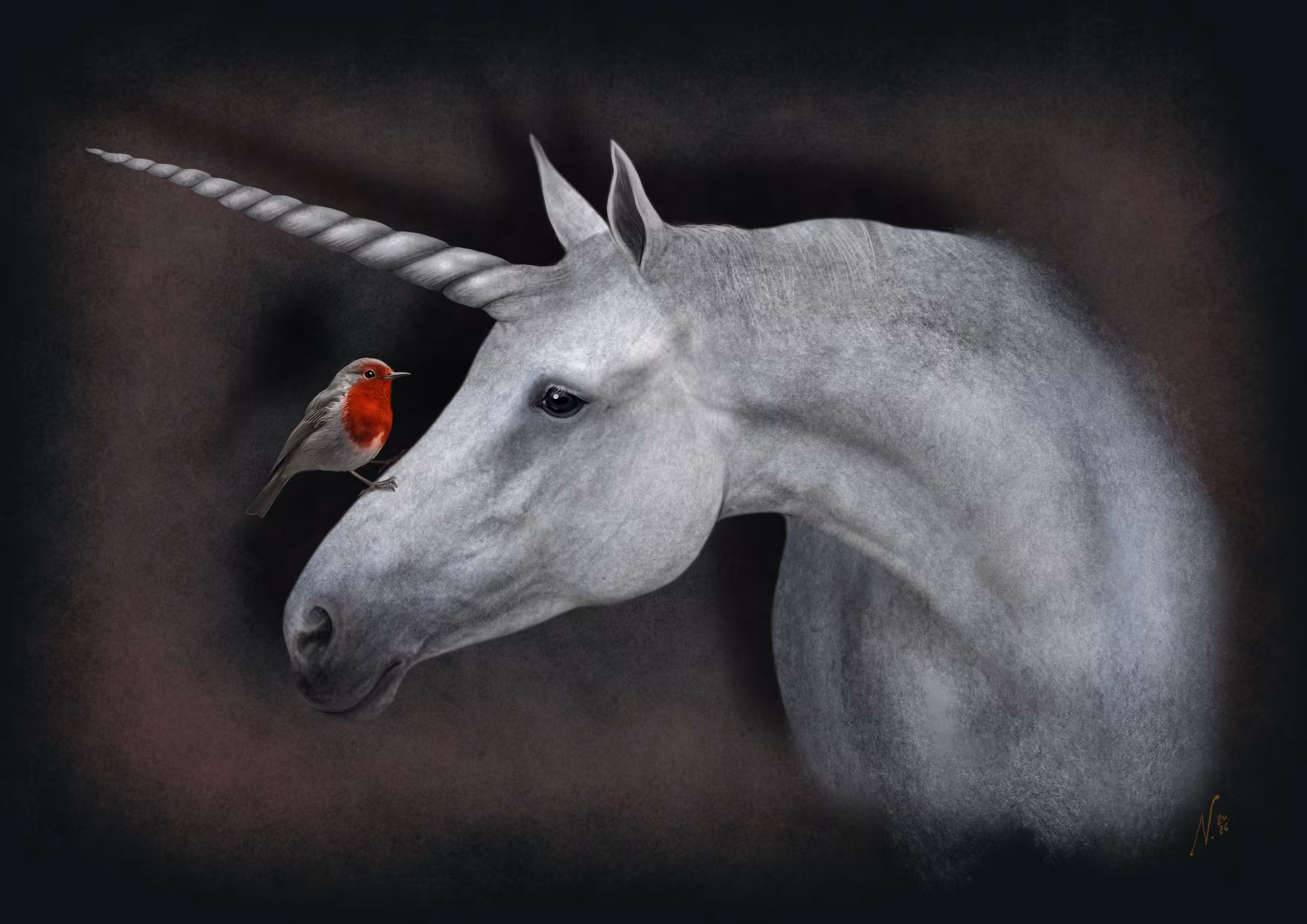 RED THREADS: The Robin and the Unicorn