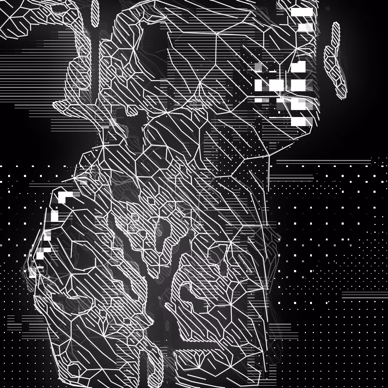 Dancing pixels  rev. B&W