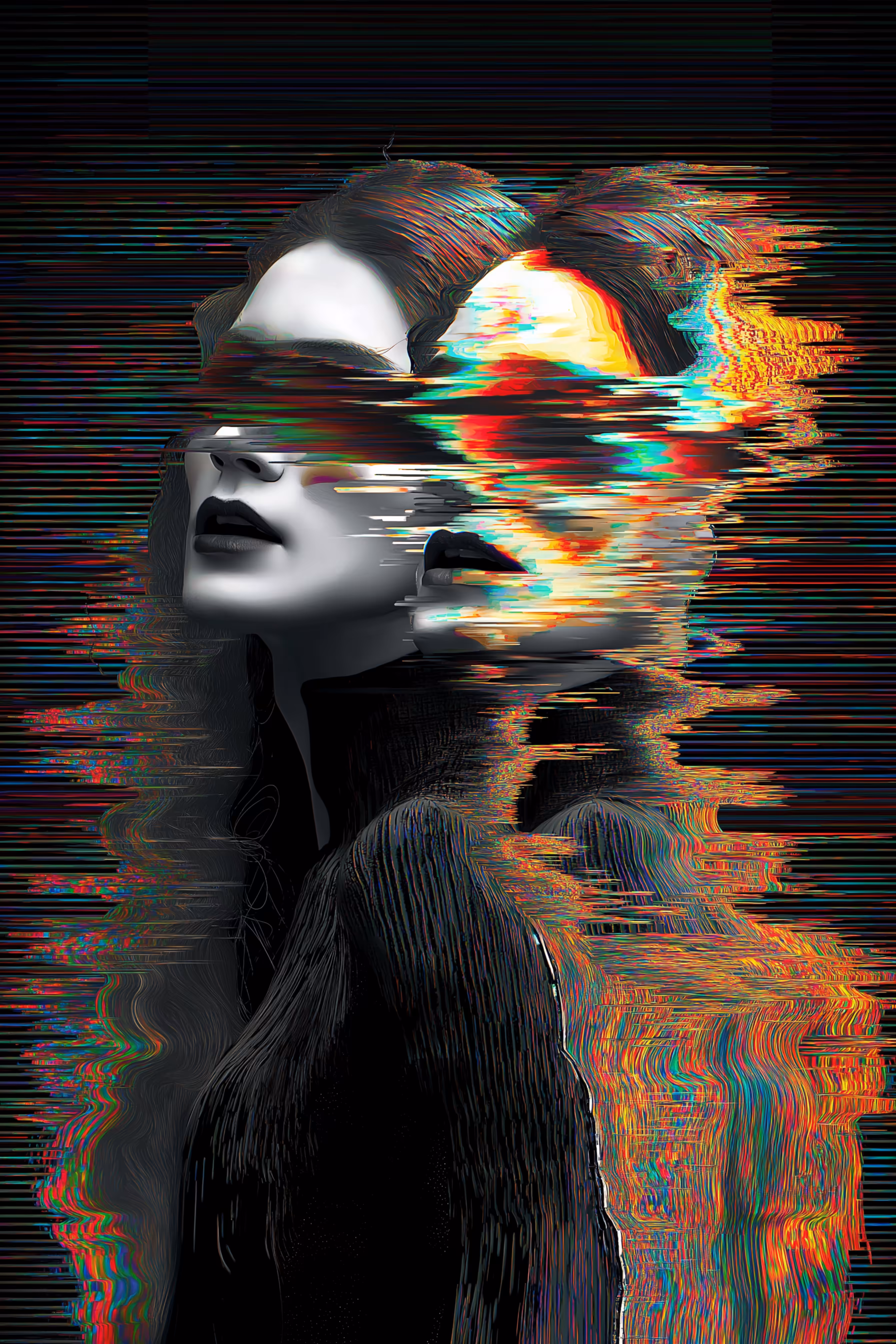 Glitched Being
