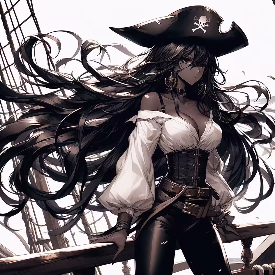 🌎   AI ART  WORLD  🌎: Pirate Woman