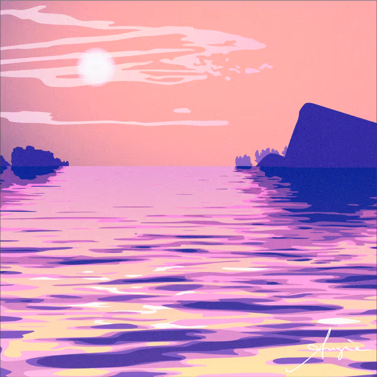 Pink Landscape