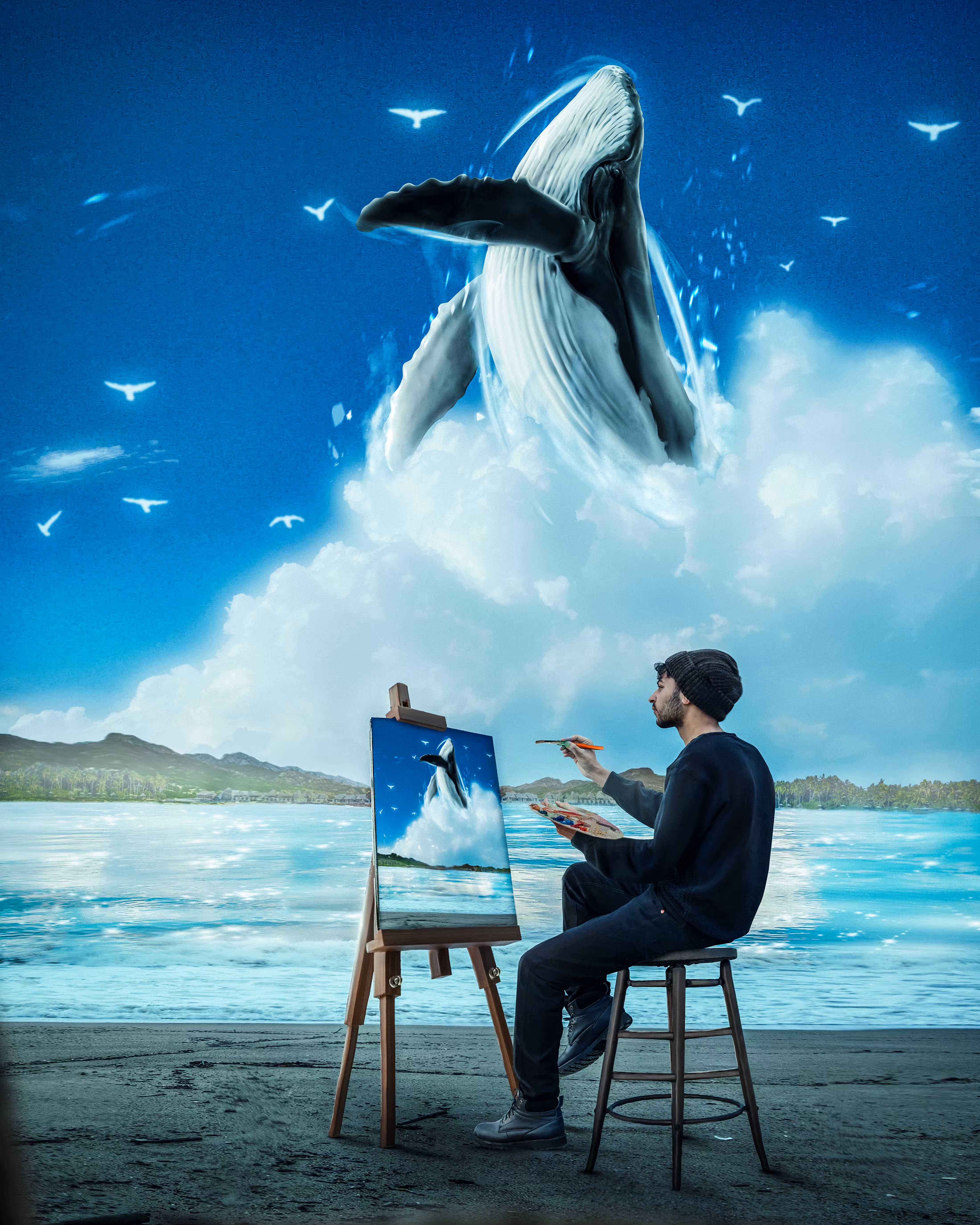 Painting The Magical Humpback