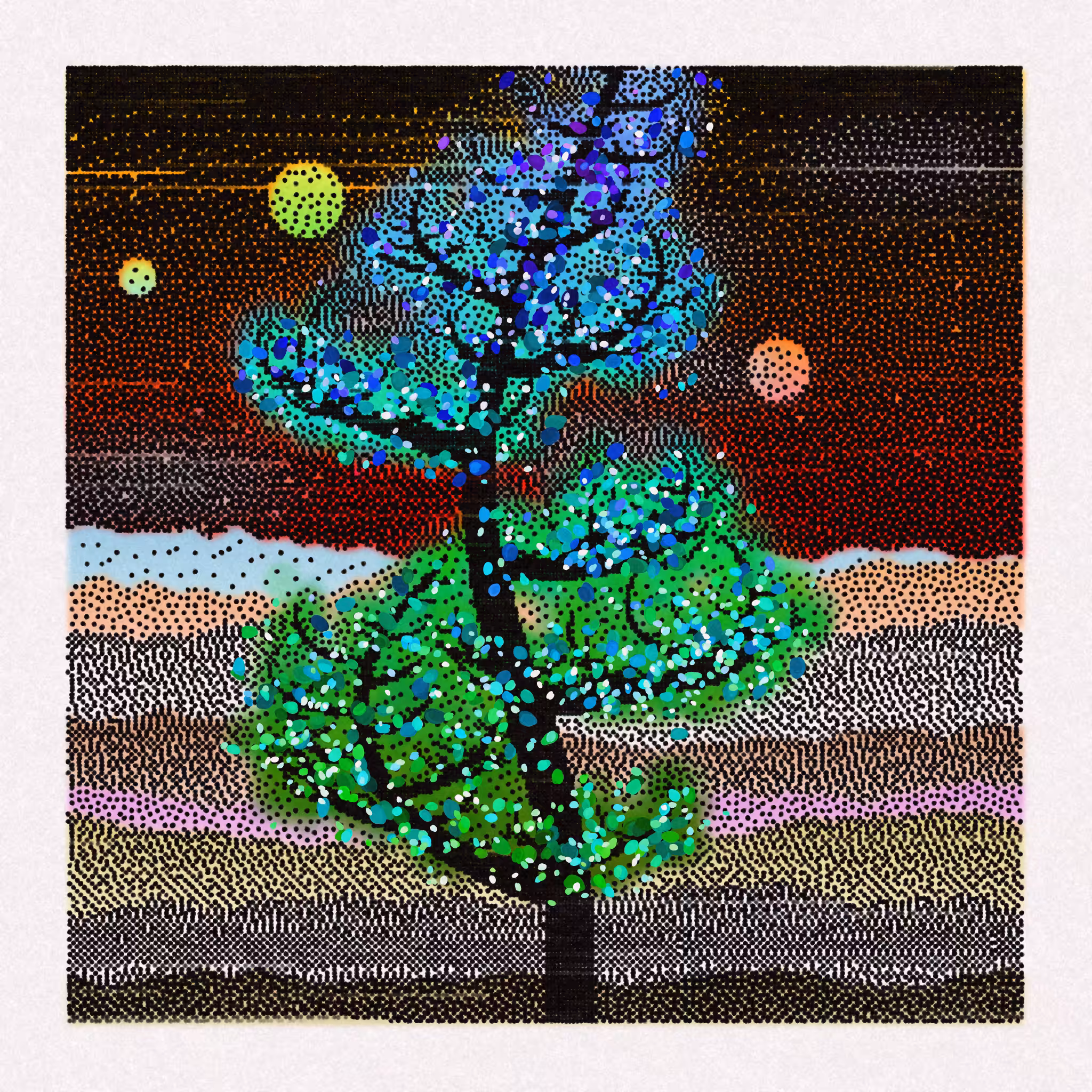 Dithered Branches #106