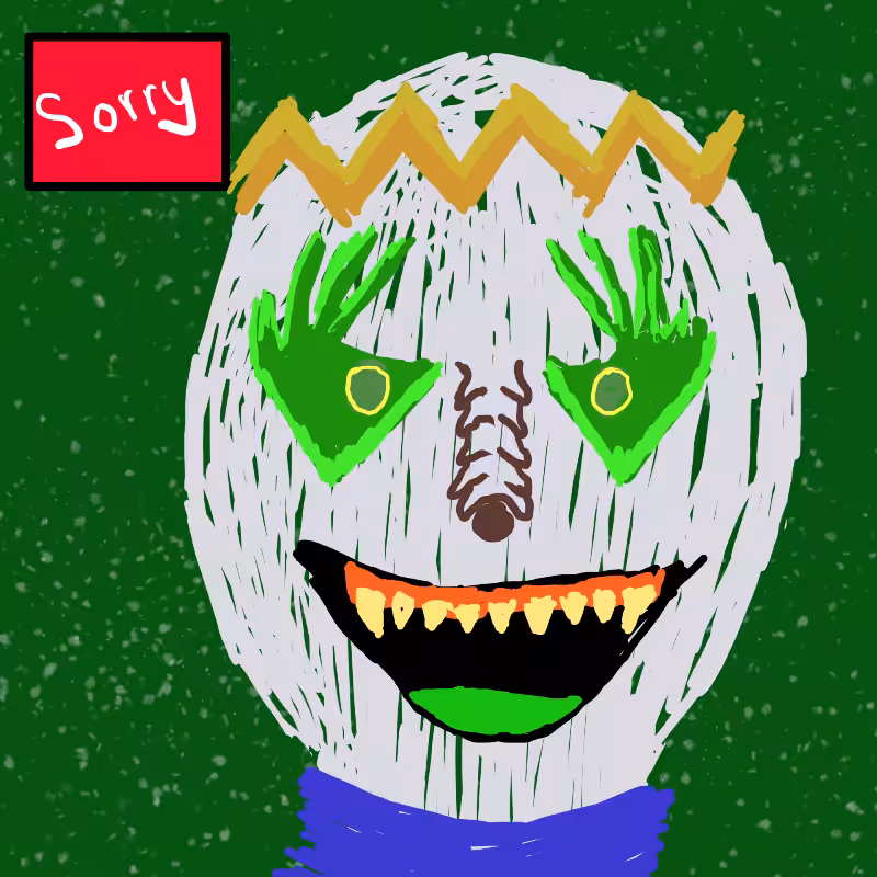 sCARY SNOWMAN #12
