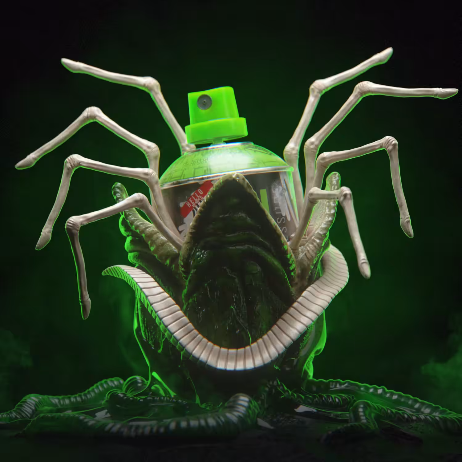 The Egg Alien Can (Stage 1) - MonsterCans #006