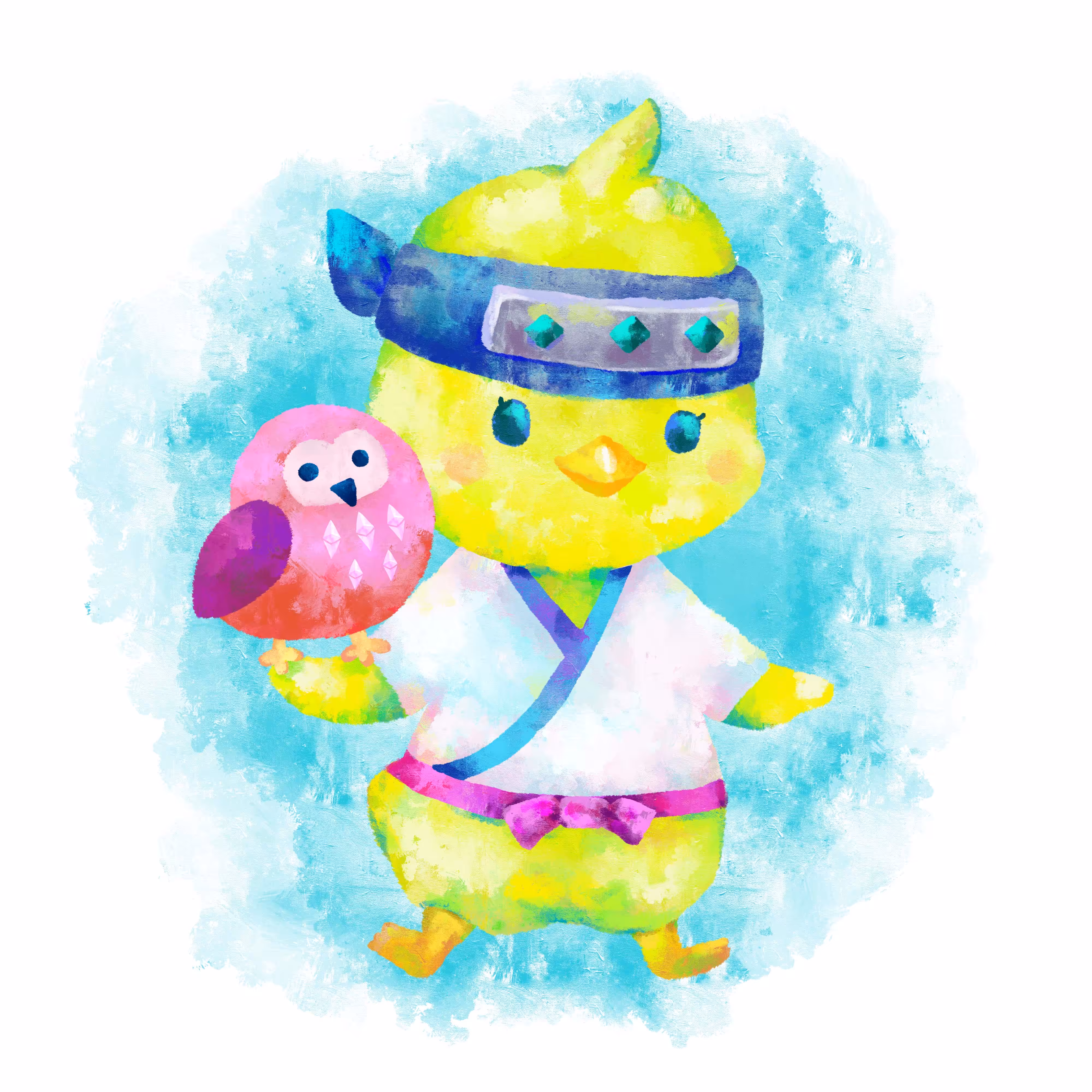 Lucky owl　with Crypto Ninja ＃１
