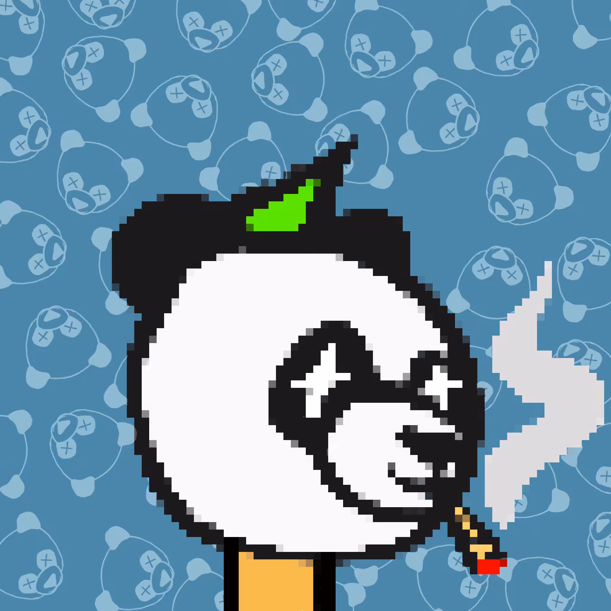 Panda Head #100