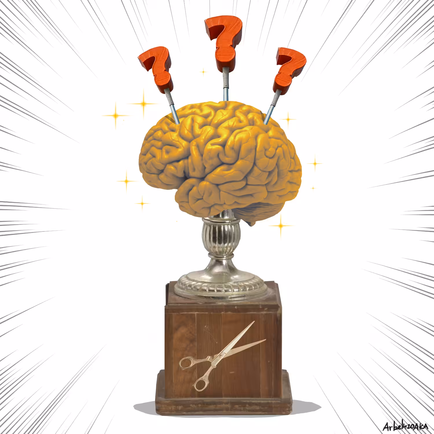 The Collage Buddies Big Brain award