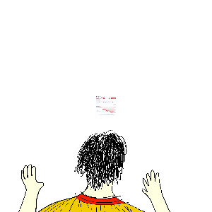 To the ground
