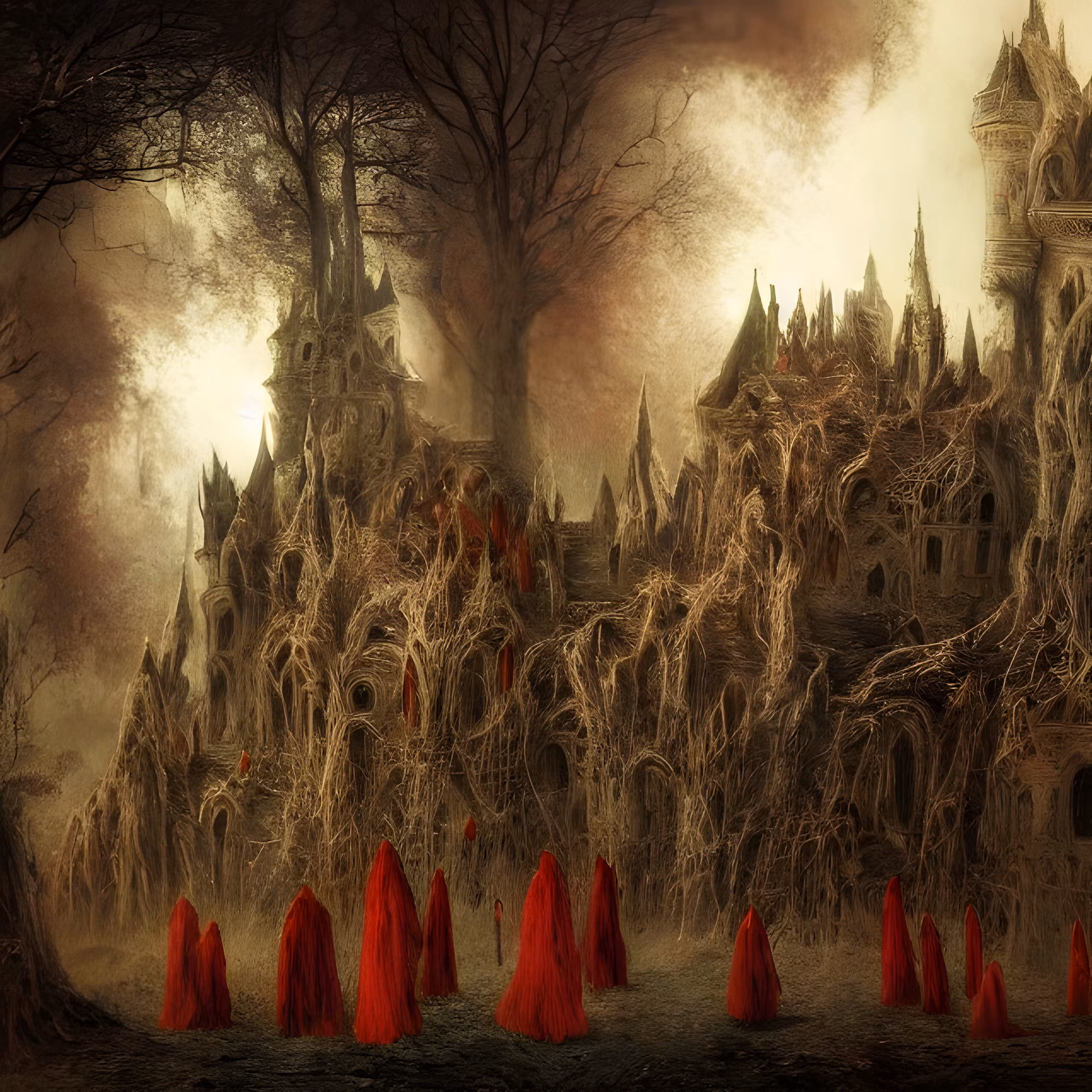 Decrepit Castle in the Forest