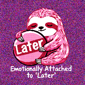 Emotionally Attached to "Later"