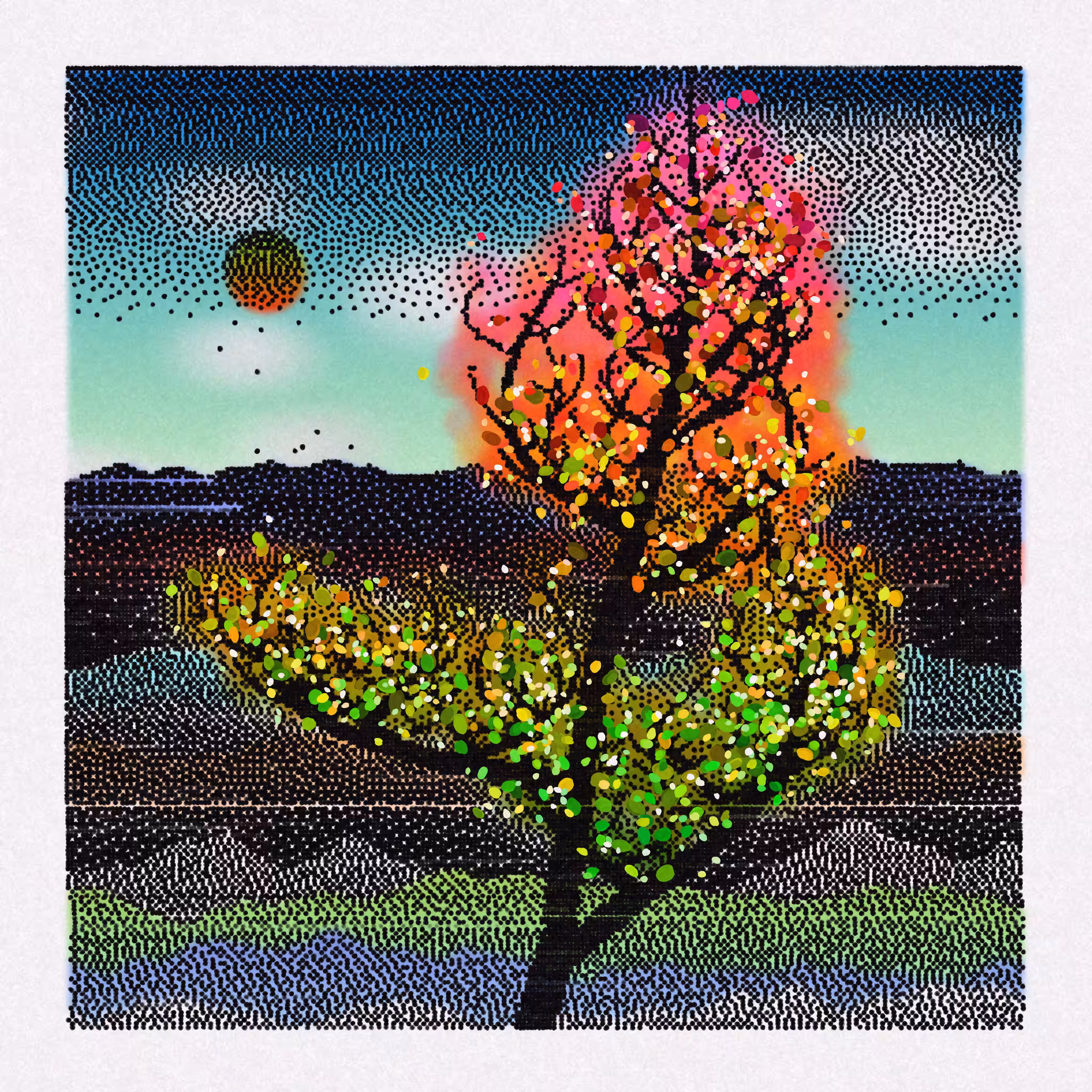 Dithered Branches #147
