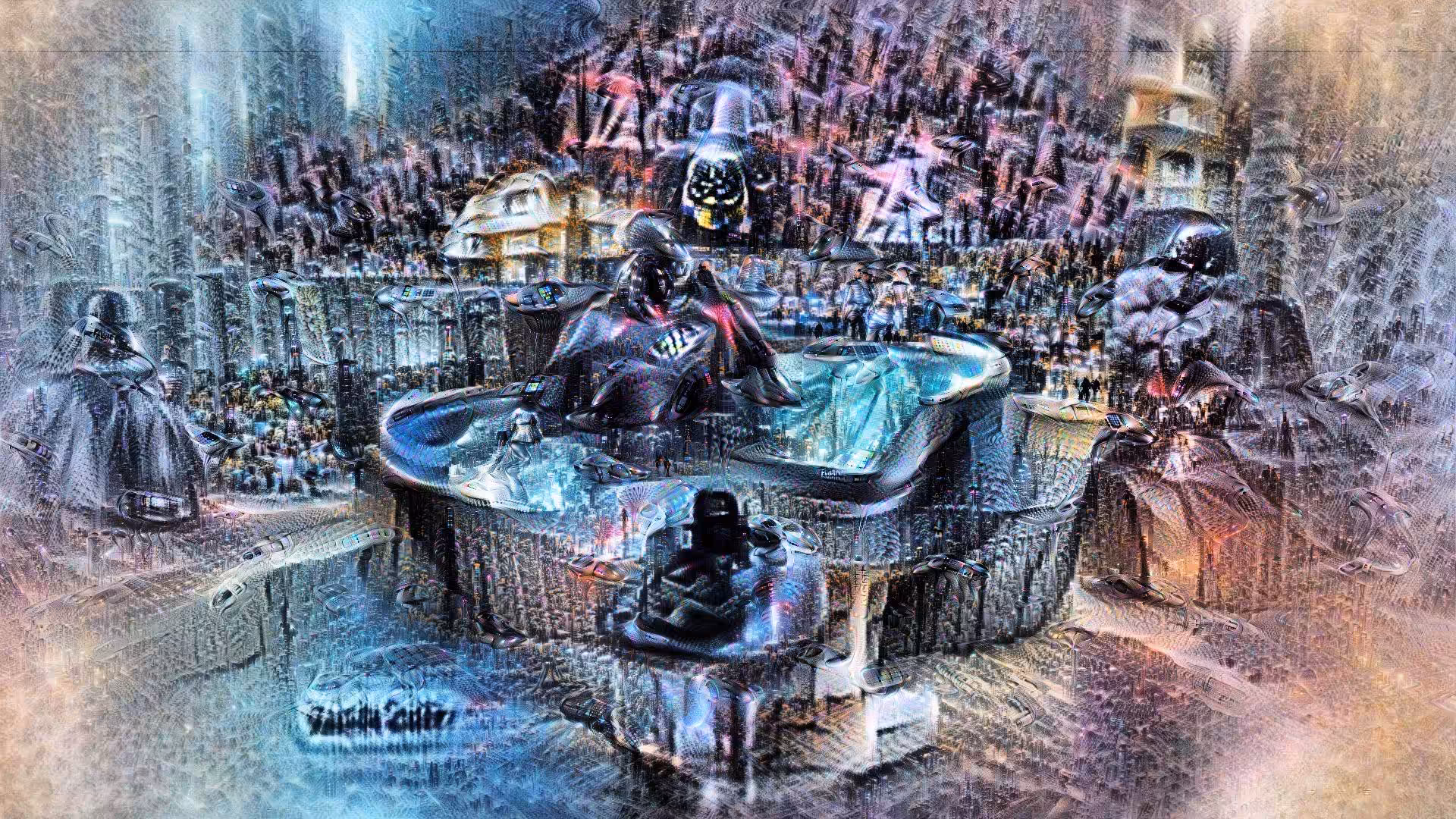 Darth Vader chills in the Jacuzzi