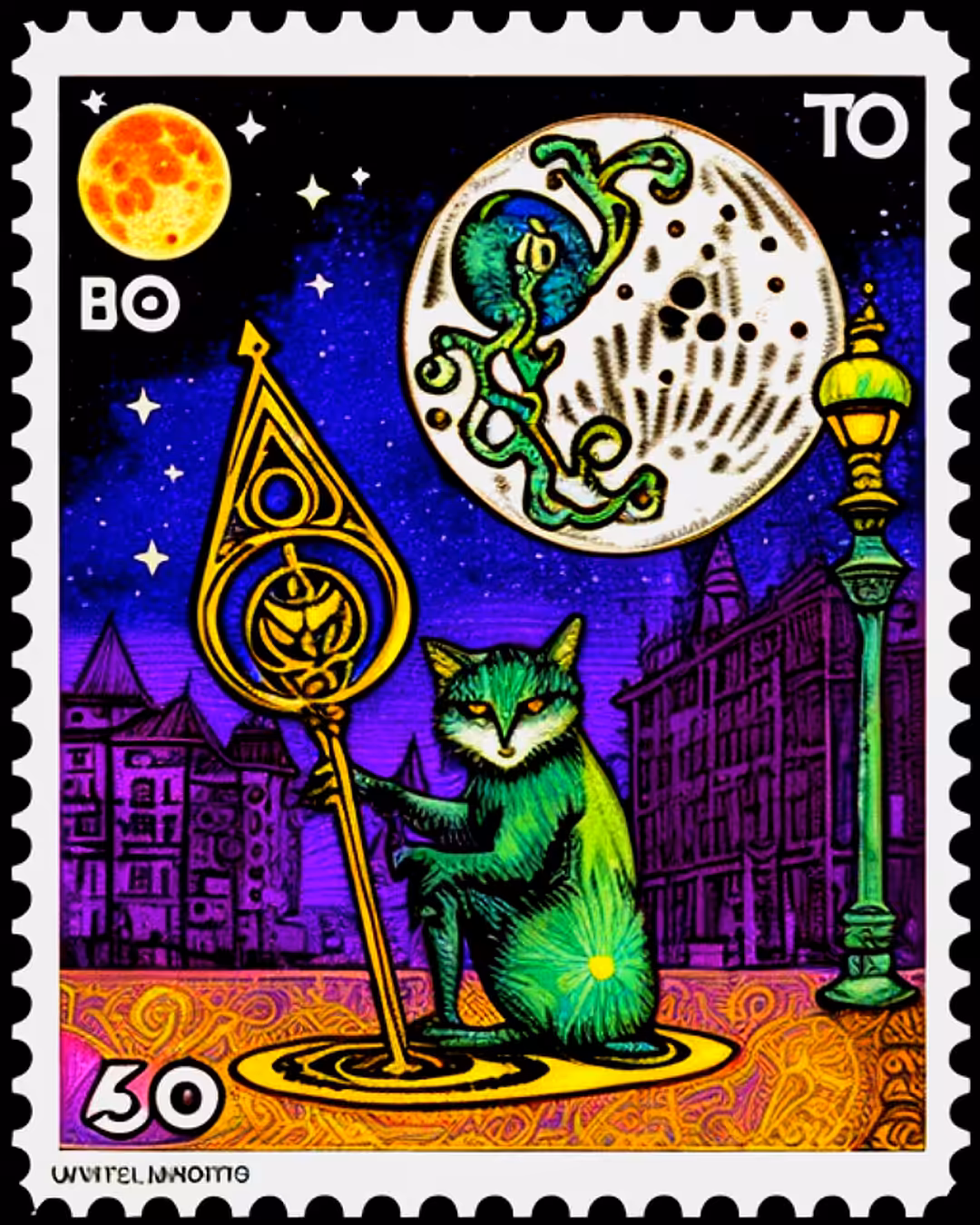 the moon