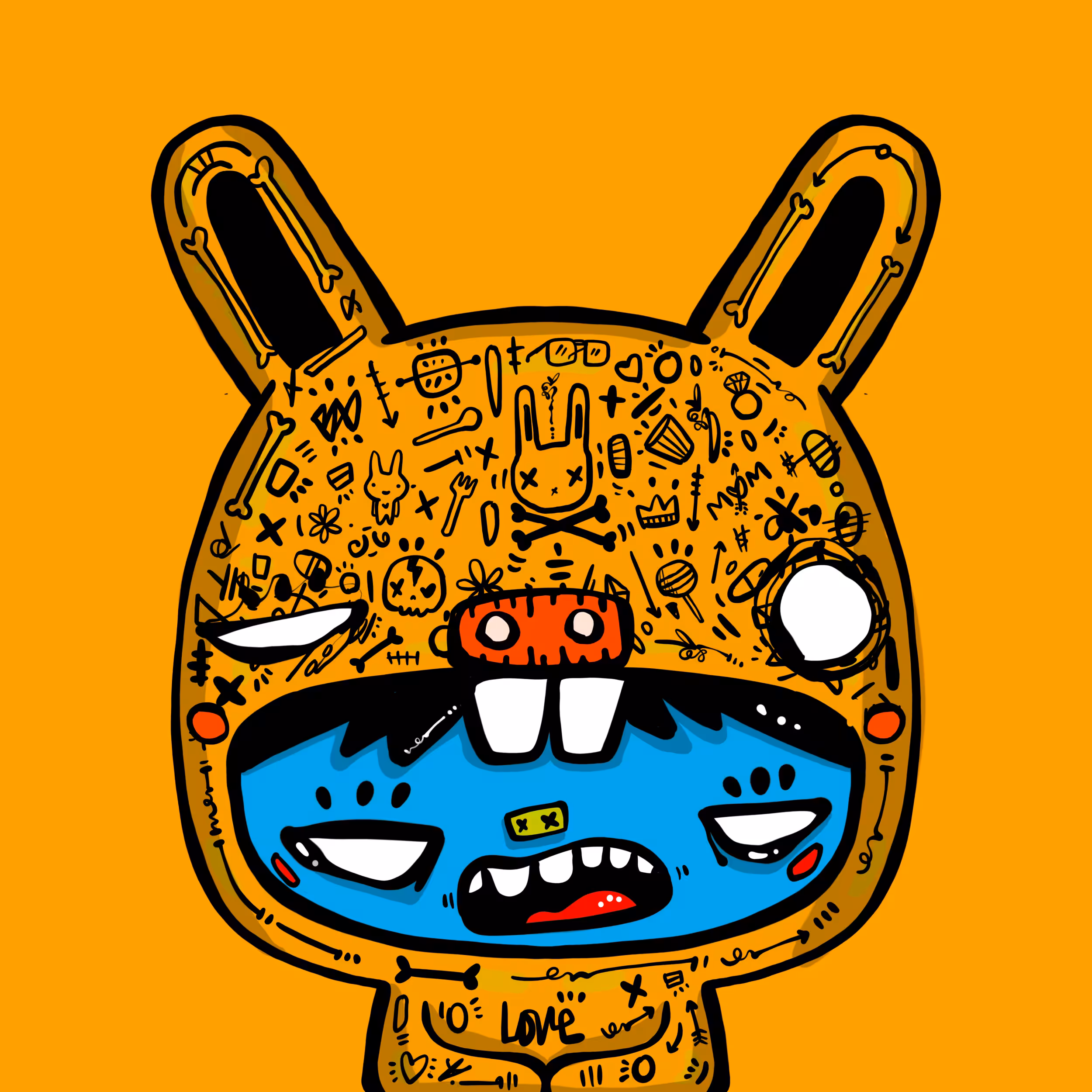 TOKYO PUNKS | BAD BUNNIES: TKP BAD BUNNY #0444