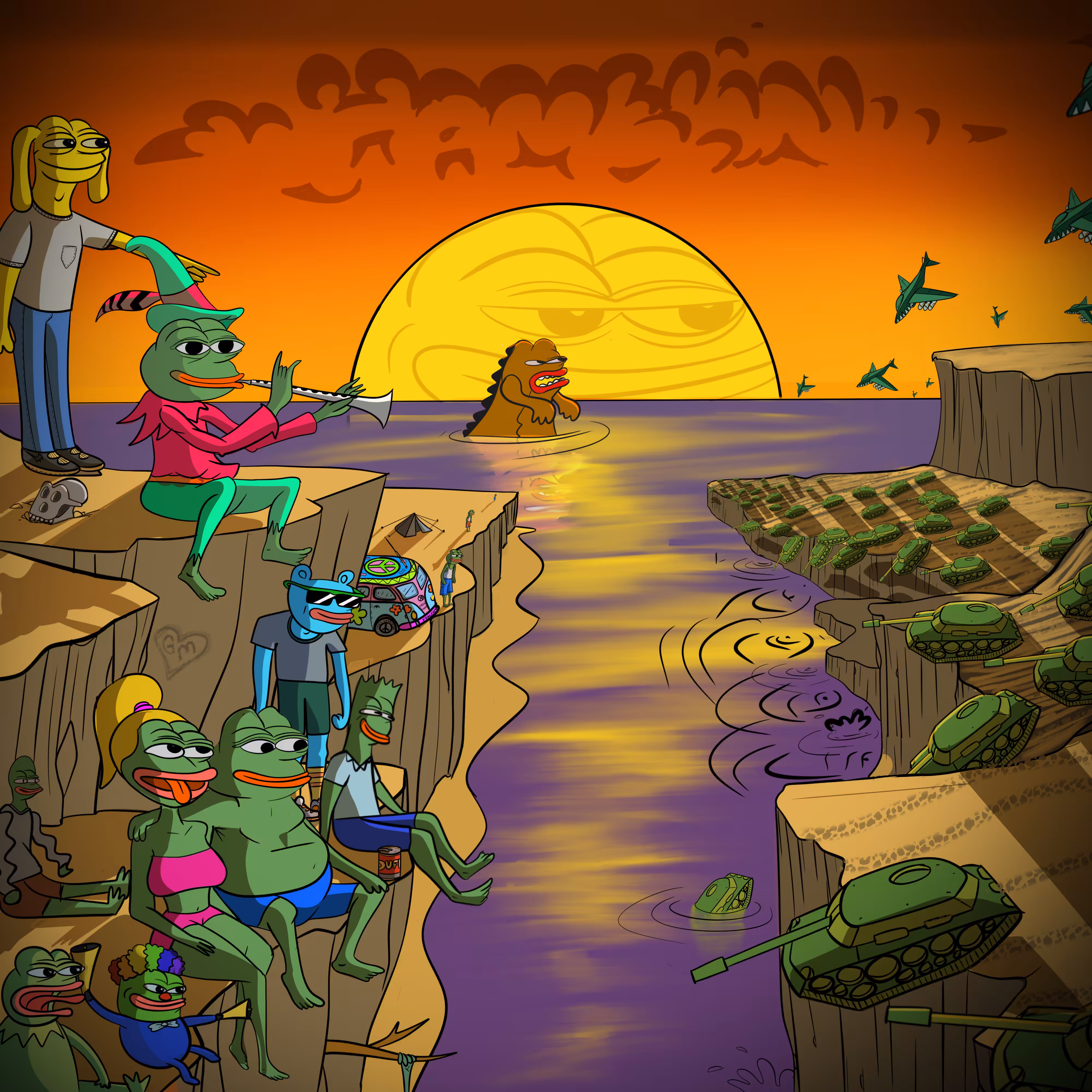 Pepe Pied Piper of Hamelin 🐸