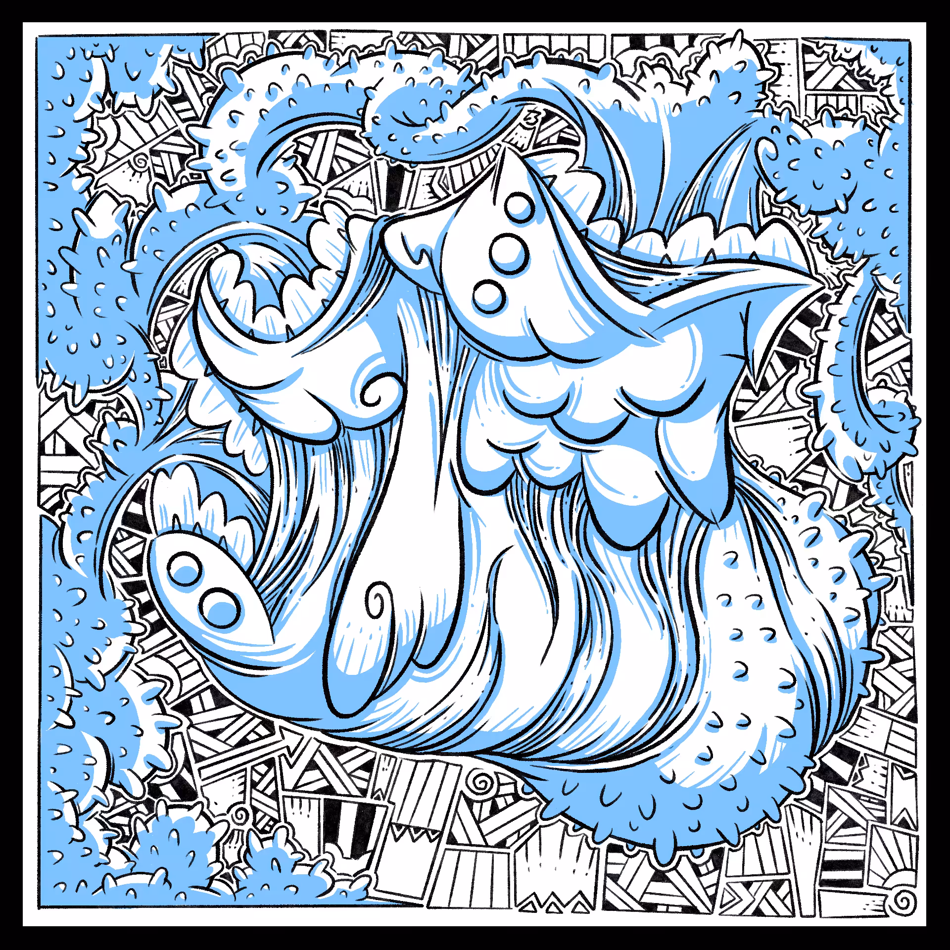 Creature 035 Lineart