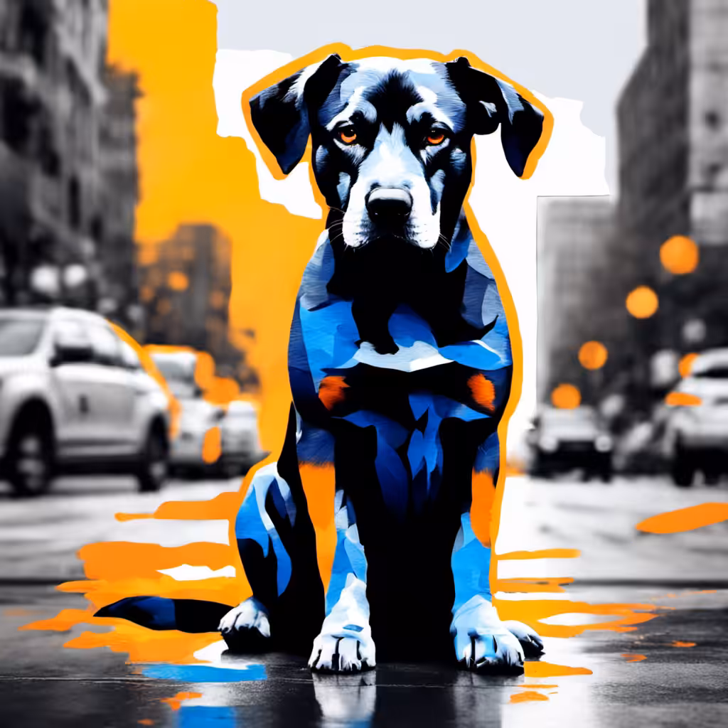 homeless dog