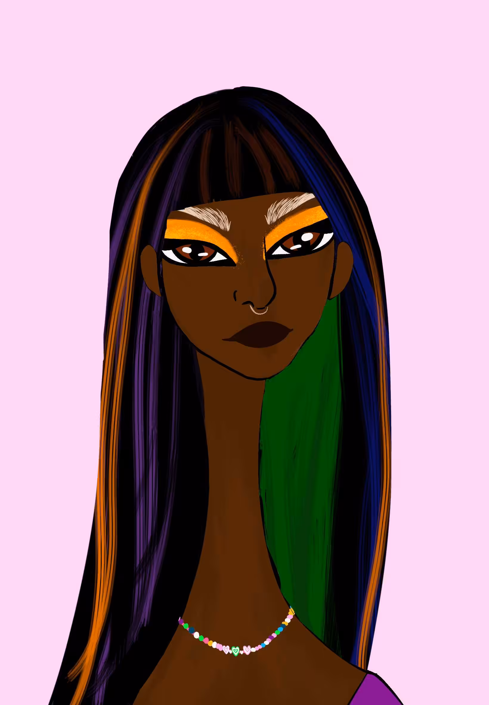 Long Neckie Lady #342