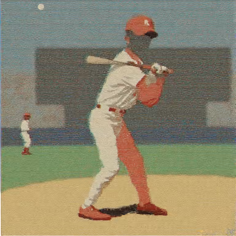 watching baseball