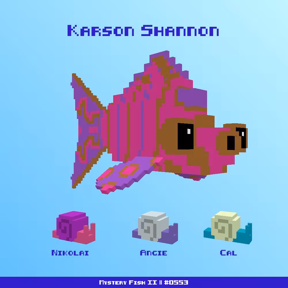 Karson Shannon :: Mystery Fish 0553/1000