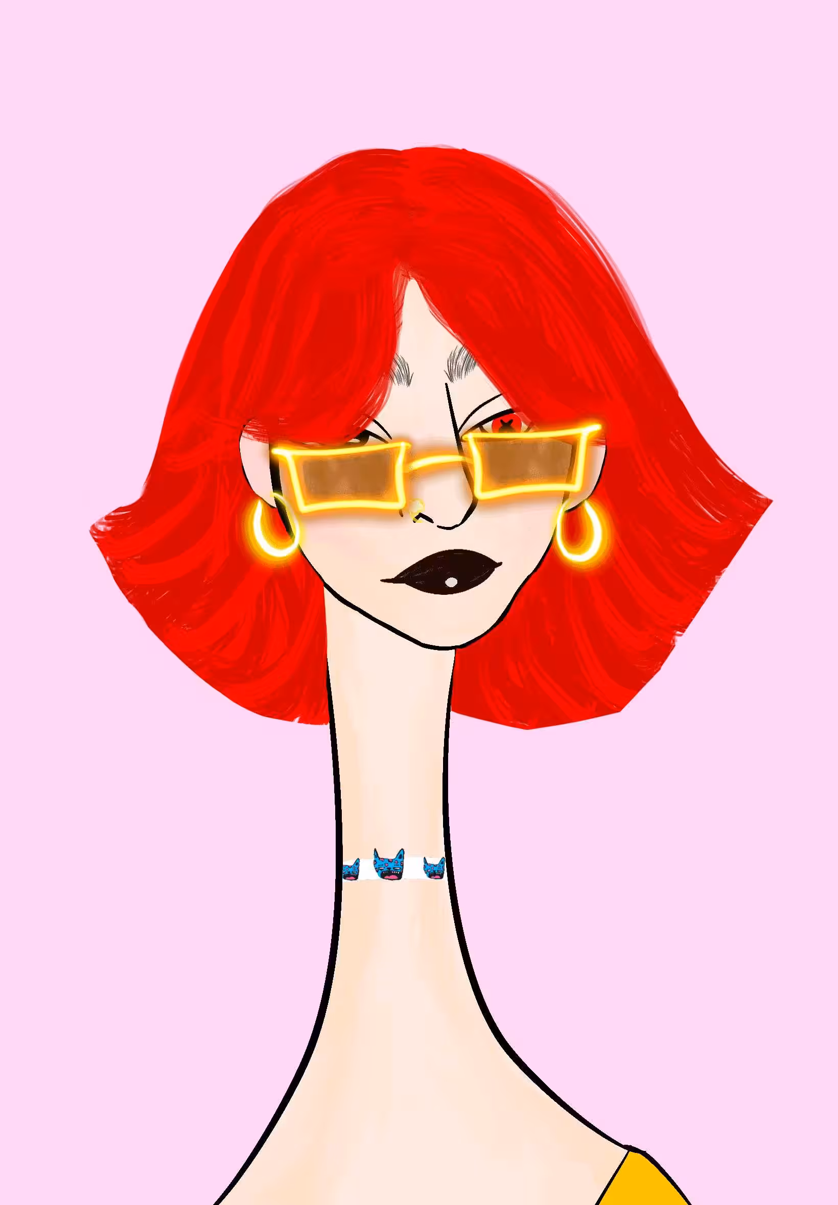 Long Neckie Lady #316