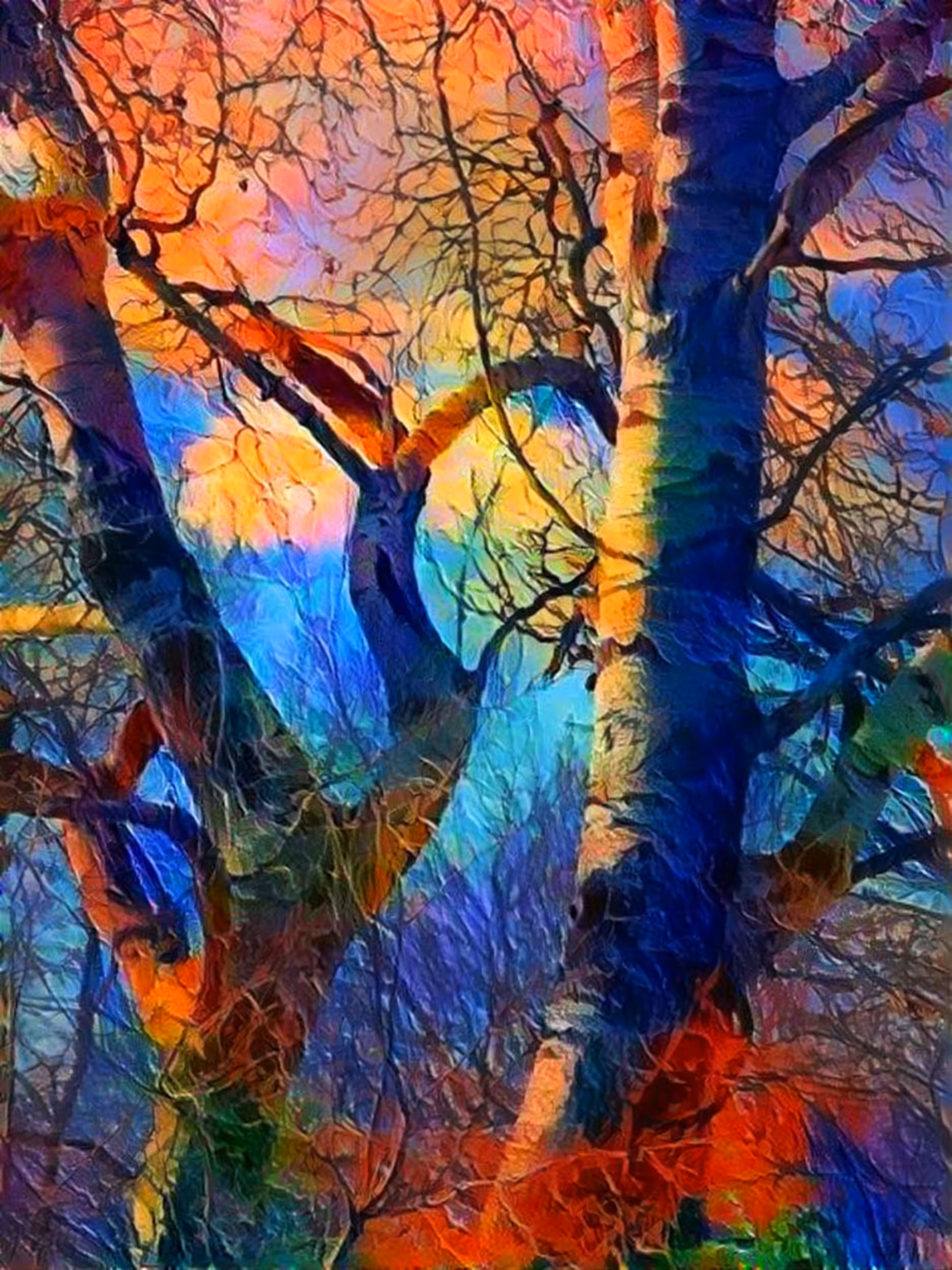 White poplars