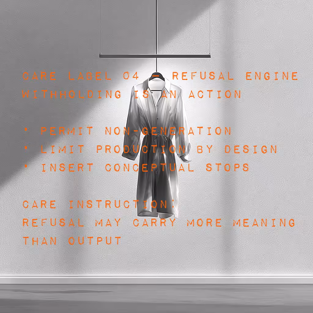 CARE LABEL 04 — REFUSAL ENGINE