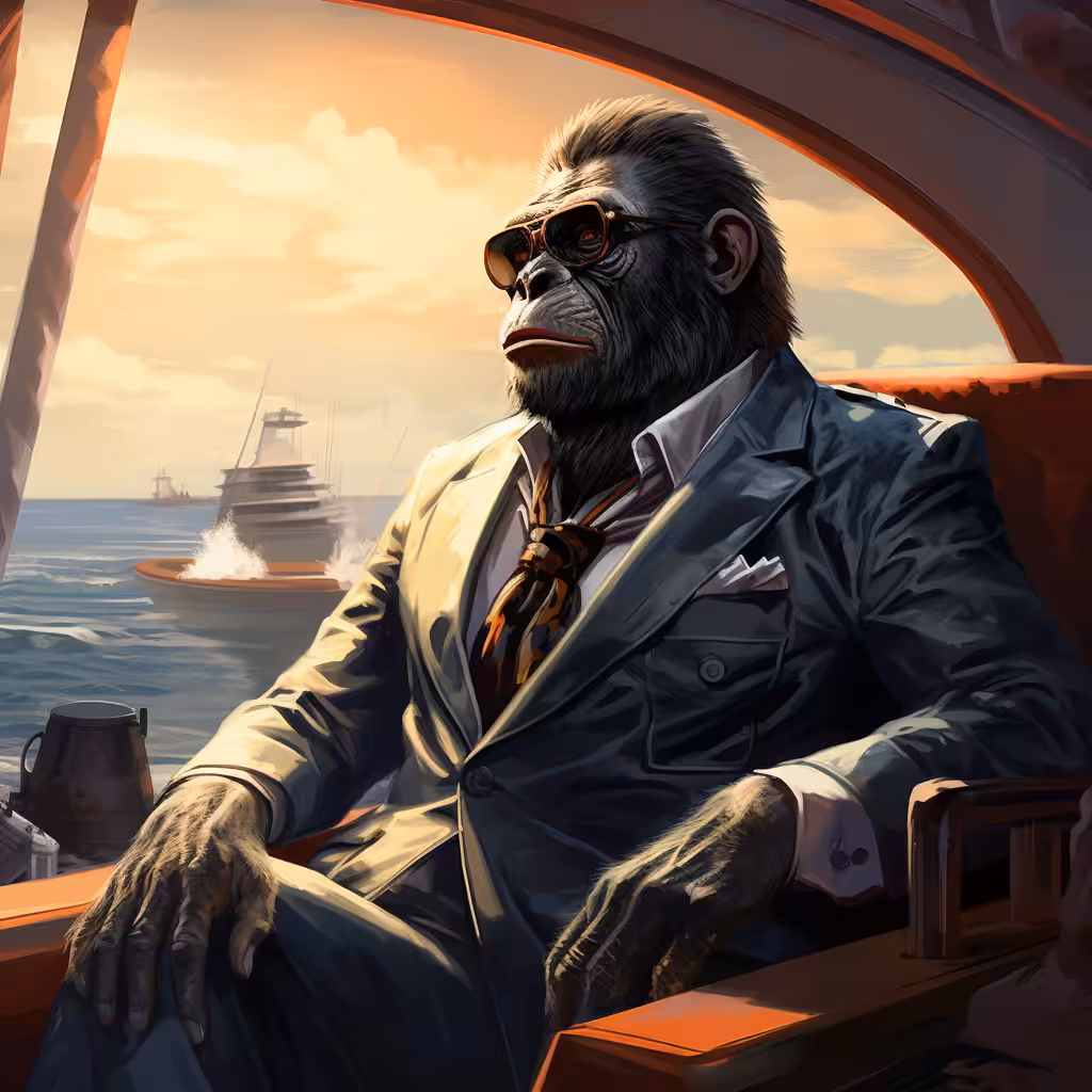 GORILLA IN IATE