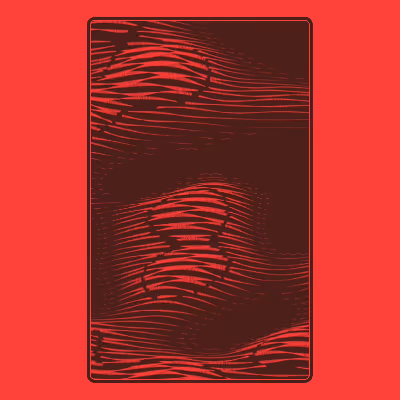 Topographic Playing Card #45