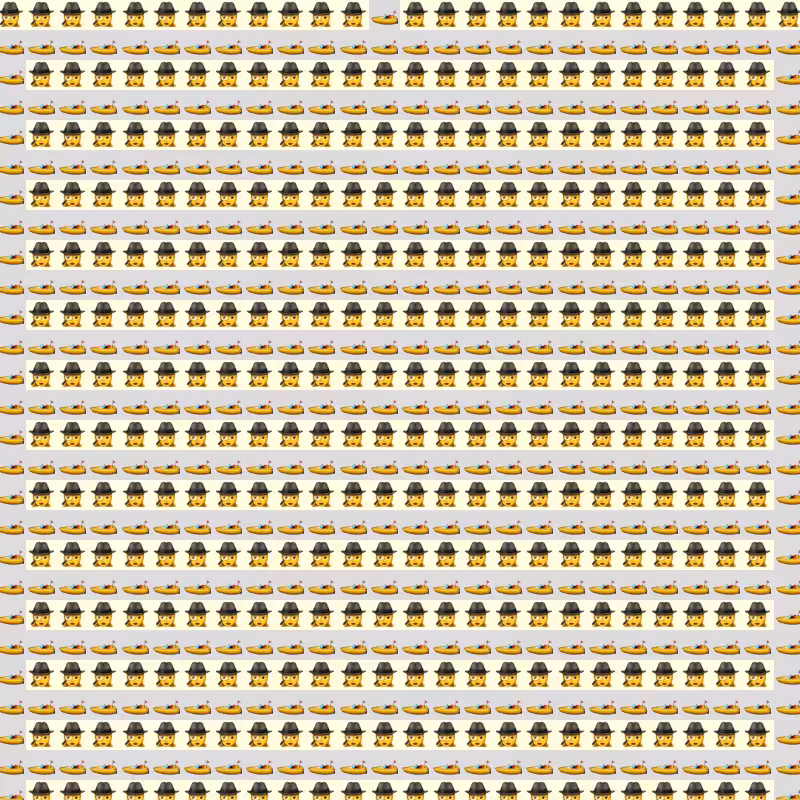 Elementary Cellular Emoji Automata #305