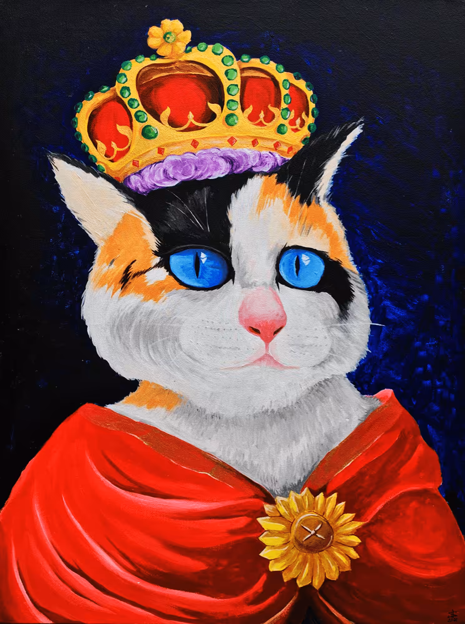 ひまわり (Himawari Queen of cats)